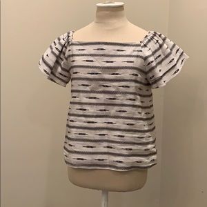 Alice + Olivia Striped Blouse NWT